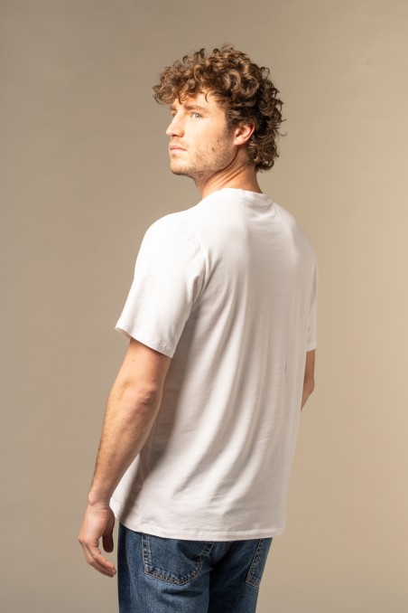 Majestic Filatures | T-Shirt girocollo over in cotone elasticizzato