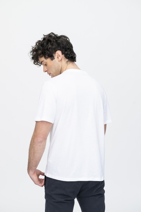 T-shirt girocollo in Cotone Silk Touch essenziale