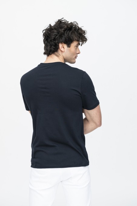 T-shirt girocollo in Cotone Silk Touch essenziale