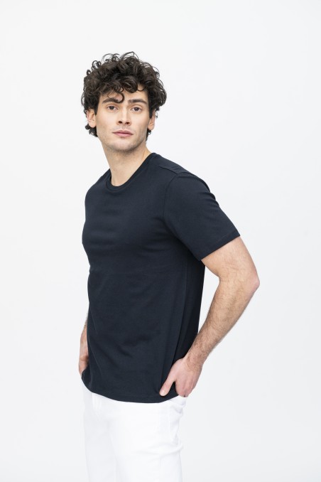 T-shirt girocollo in Cotone Silk Touch essenziale
