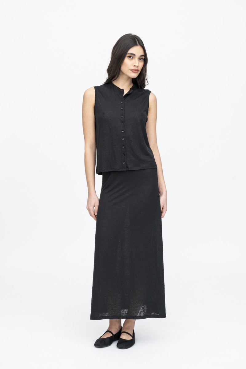 Majestic Filatures | Gonna longuette in lino