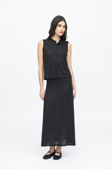 Majestic Filatures | Gonna longuette in lino