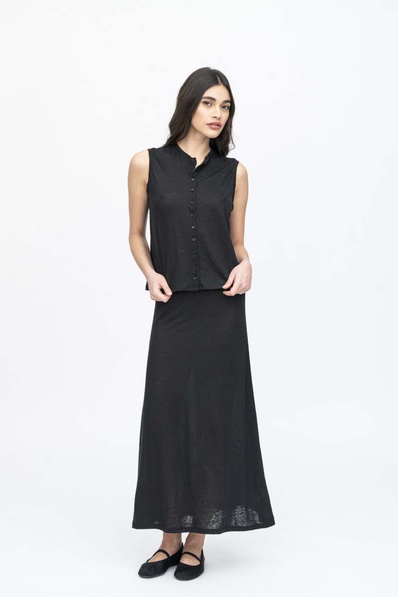 Majestic Filatures | Gonna longuette in lino