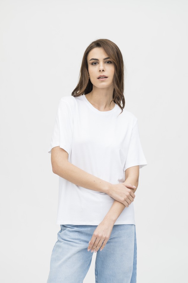 Majestic Filatures | T-shirt over in viscosa
