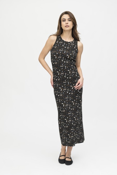 Majestic Filatures | Abito in fantasia animalier