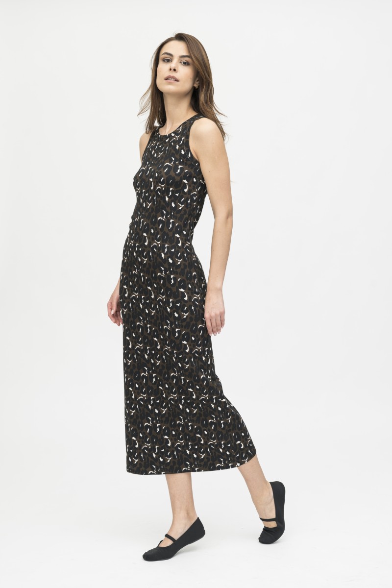 Majestic Filatures | Abito in fantasia animalier