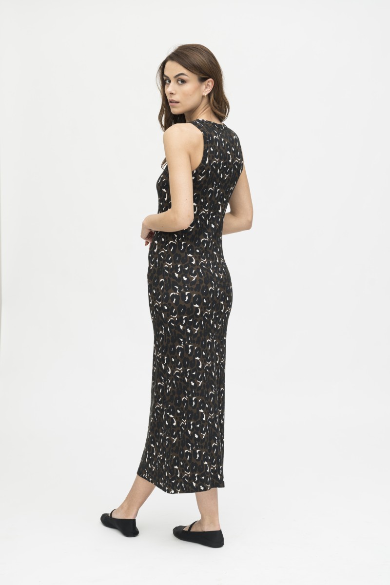 Majestic Filatures | Abito in fantasia animalier