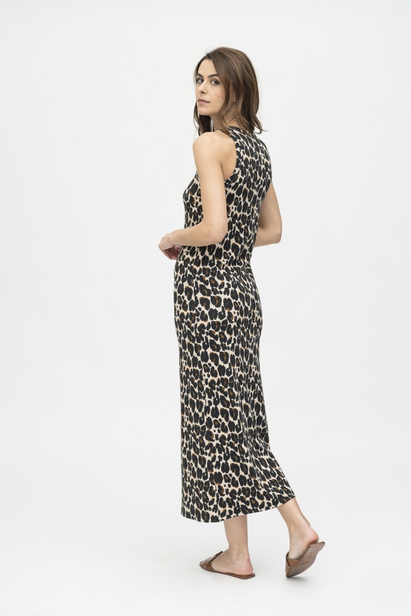 Majestic Filatures | Abito in fantasia animalier