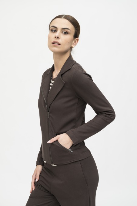 Majestic Filatures | Giacca felpata con zip