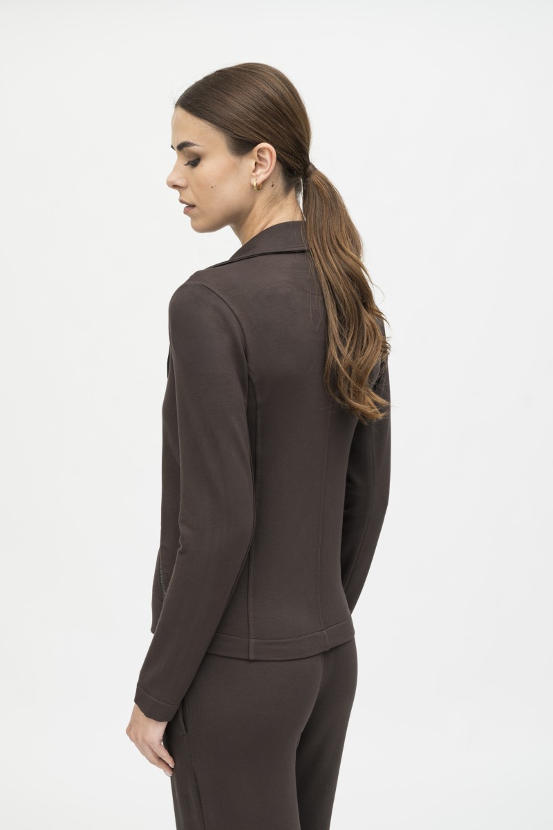 Majestic Filatures | Giacca felpata con zip