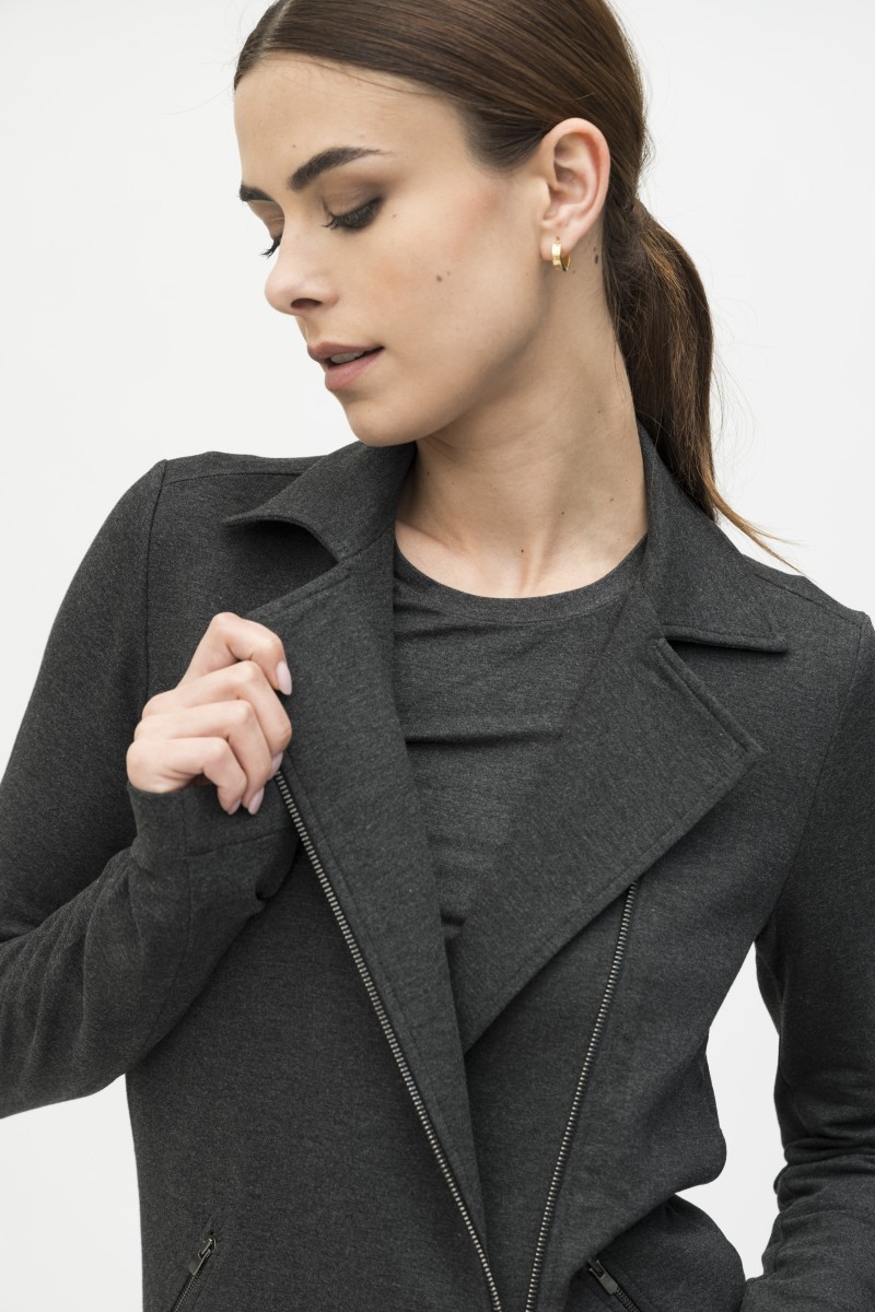 Majestic Filatures | Giacca felpata con zip