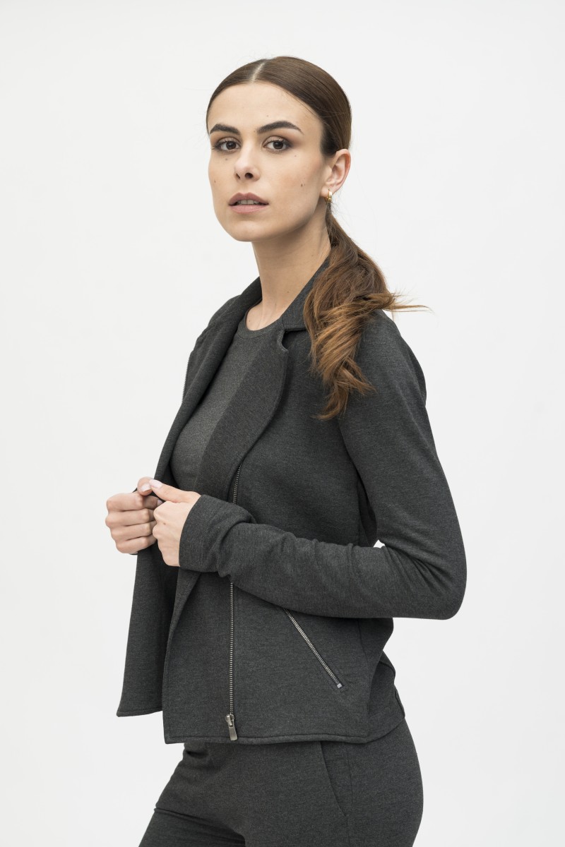 Majestic Filatures | Giacca felpata con zip