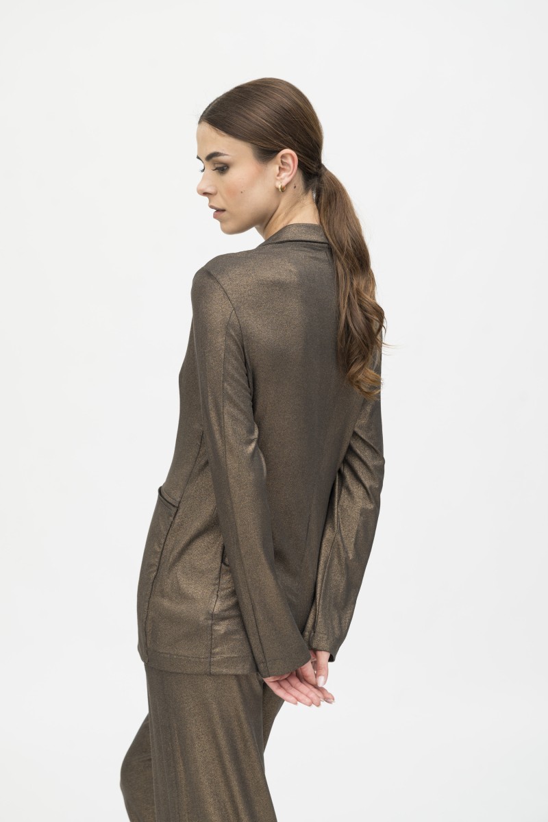 Majestic Filatures | Giacca in lurex con bottone singolo
