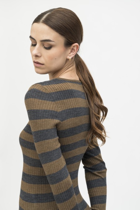 Majestic Filatures | Maglia girocollo a costine