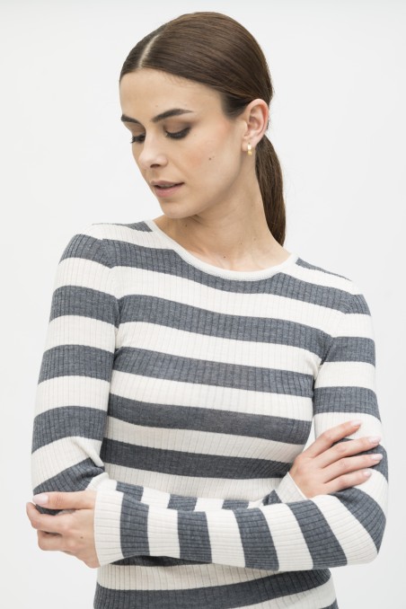 Majestic Filatures | Maglia girocollo a costine