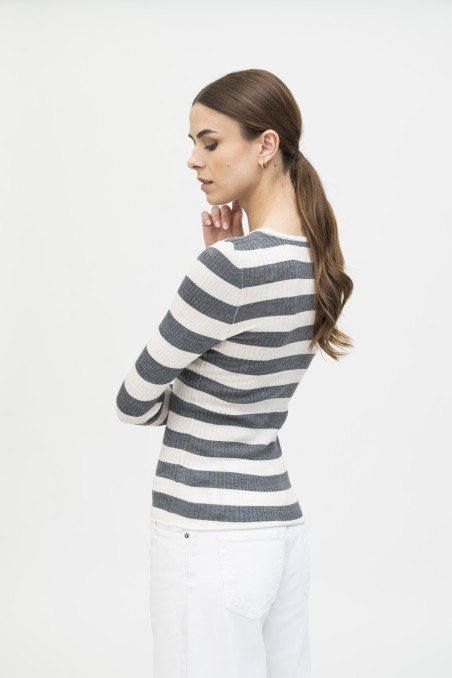 Majestic Filatures | Maglia girocollo a costine