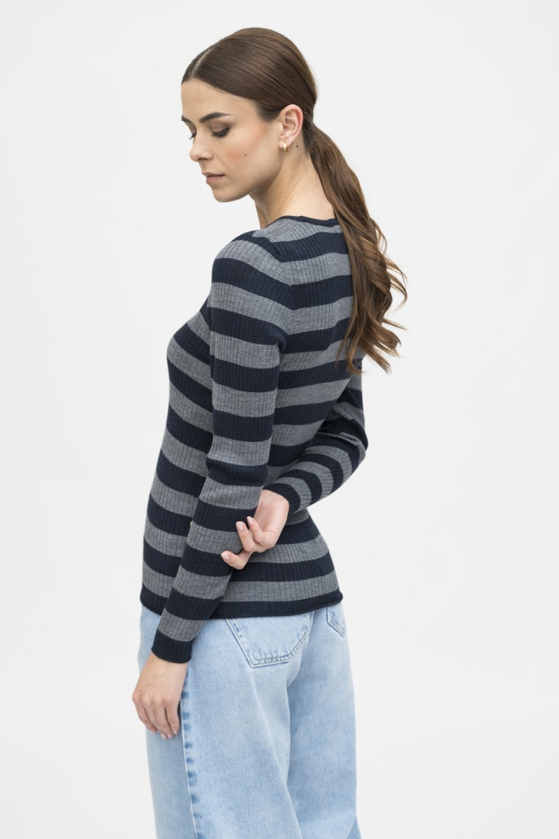 Majestic Filatures | Maglia girocollo a costine