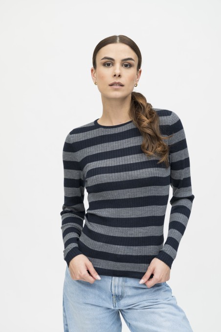 Majestic Filatures | Maglia girocollo a costine