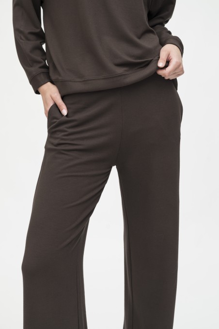 Majestic Filatures | Pantalone felpato con coulisse in vita