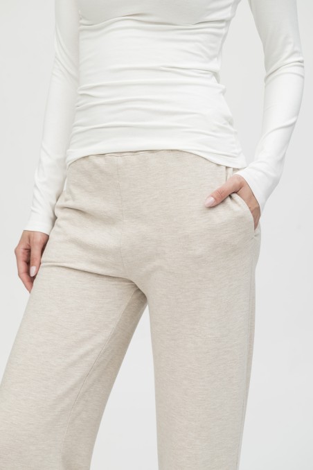 Majestic Filatures | Pantalone felpato con coulisse in vita