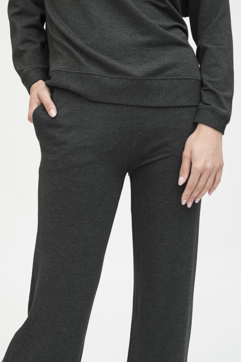 Majestic Filatures | Pantalone felpato con coulisse in vita