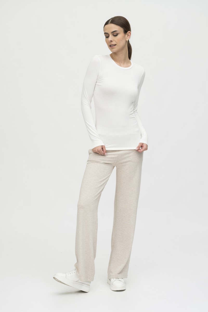 Majestic Filatures | Pantalone felpato con coulisse in vita