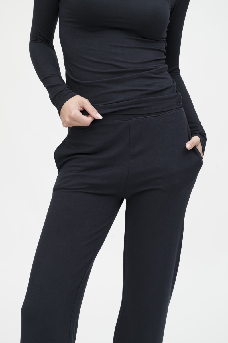 Majestic Filatures | Pantalone felpato con coulisse in vita