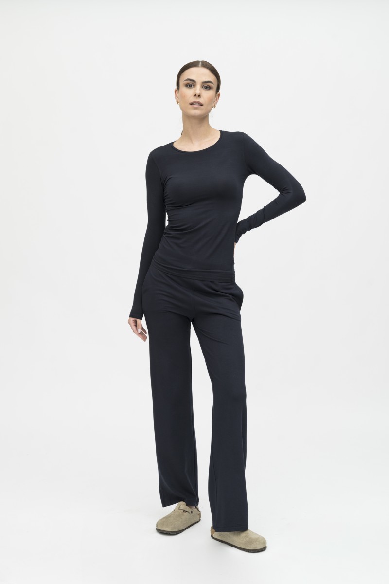 Majestic Filatures | Pantalone felpato con coulisse in vita