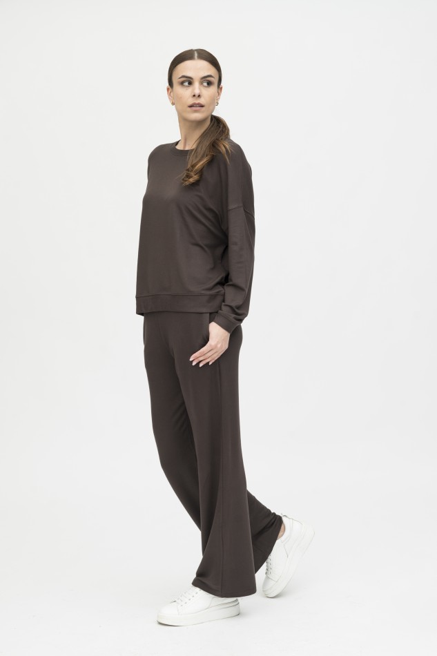 Majestic Filatures | Pantalone felpato con coulisse in vita 2