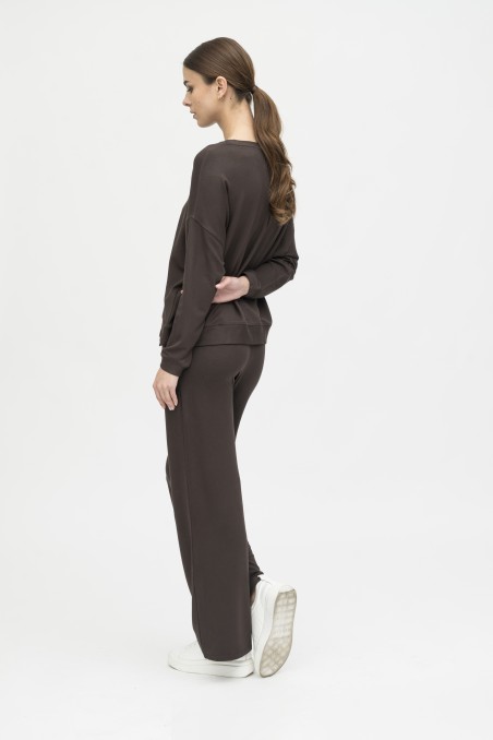 Majestic Filatures | Pantalone felpato con coulisse in vita