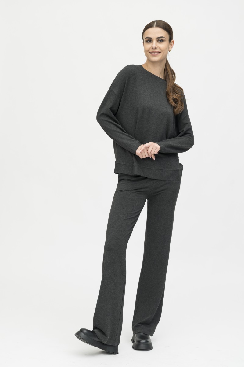 Majestic Filatures | Pantalone felpato con coulisse in vita
