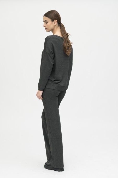 Majestic Filatures | Pantalone felpato con coulisse in vita