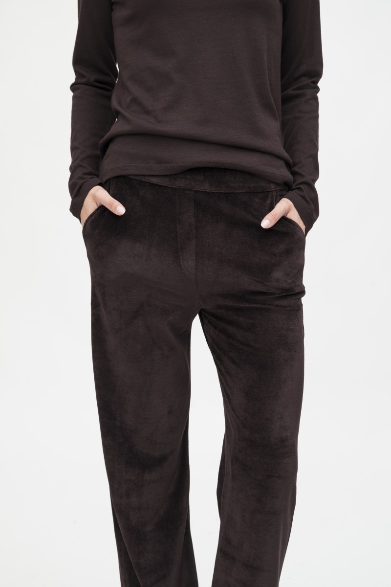 Majestic Filatures | Pantalone in velluto liscio