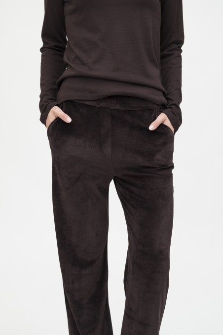 Majestic Filatures | Pantalone in velluto liscio