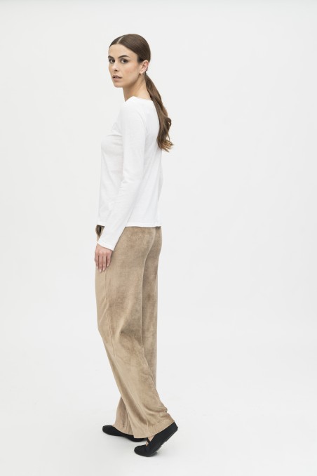 Majestic Filatures | Pantalone in velluto liscio