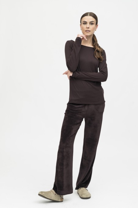 Majestic Filatures | Pantalone in velluto liscio
