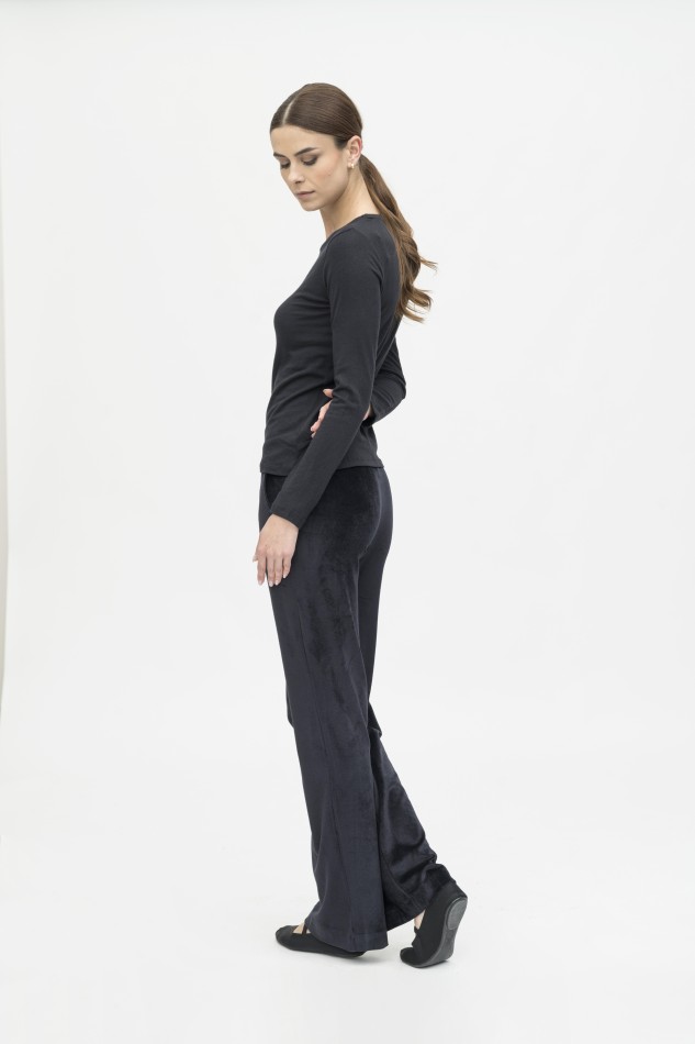 Majestic Filatures | Pantalone in velluto liscio 2