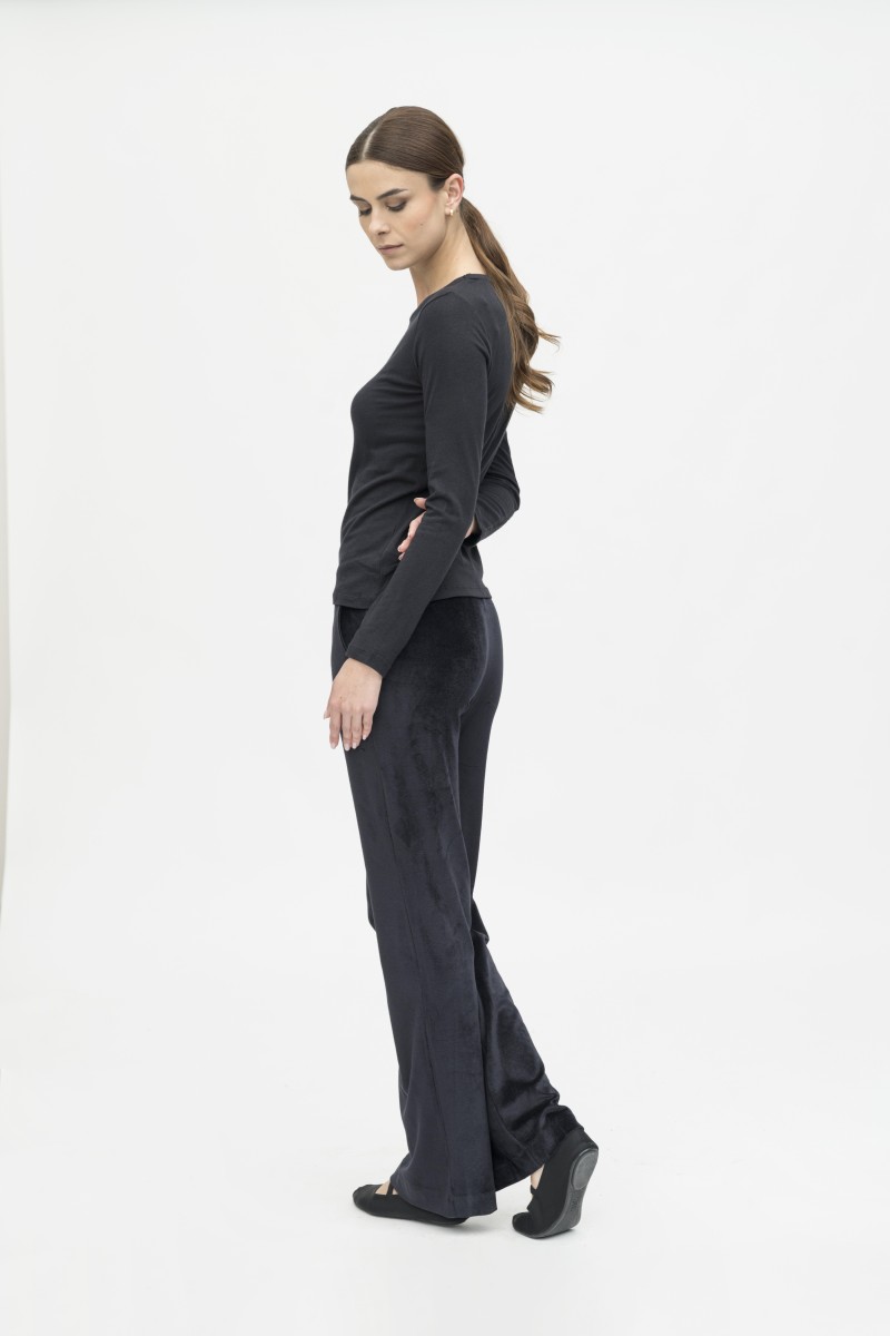 Majestic Filatures | Pantalone in velluto liscio