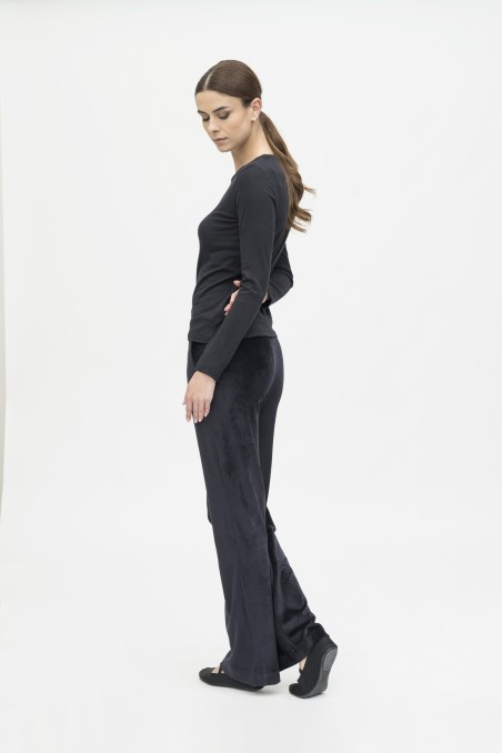 Majestic Filatures | Pantalone in velluto liscio