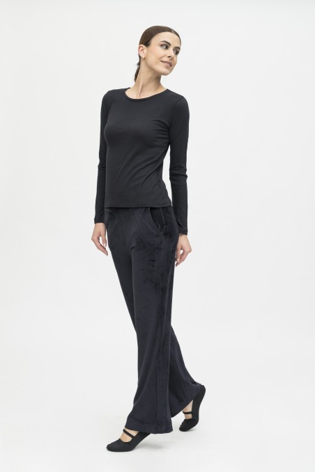 Majestic Filatures | Pantalone in velluto liscio