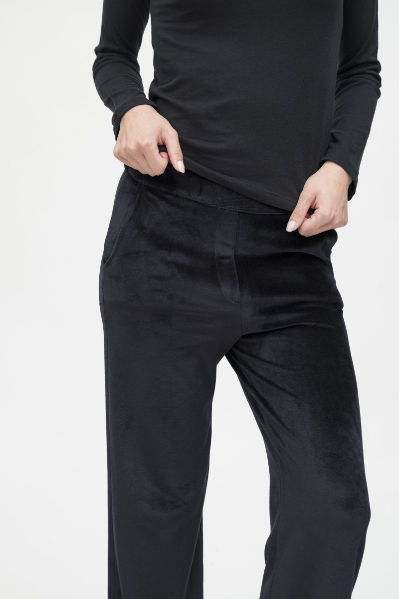 Majestic Filatures | Pantalone in velluto liscio