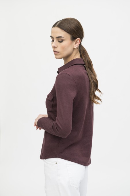 Majestic Filatures | Camicia in cotone e cashmere double