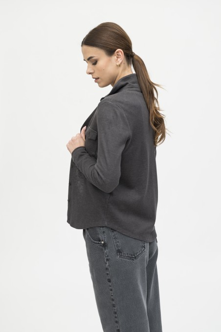 Majestic Filatures | Camicia in cotone e cashmere double