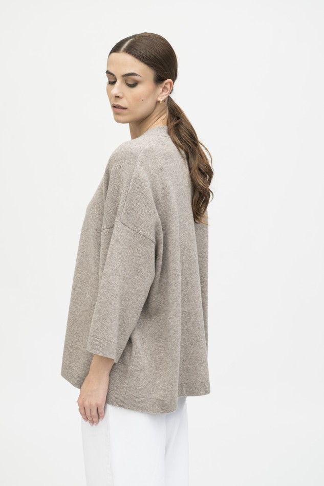 Majestic Filatures | Cardigan in 100% lana merinos