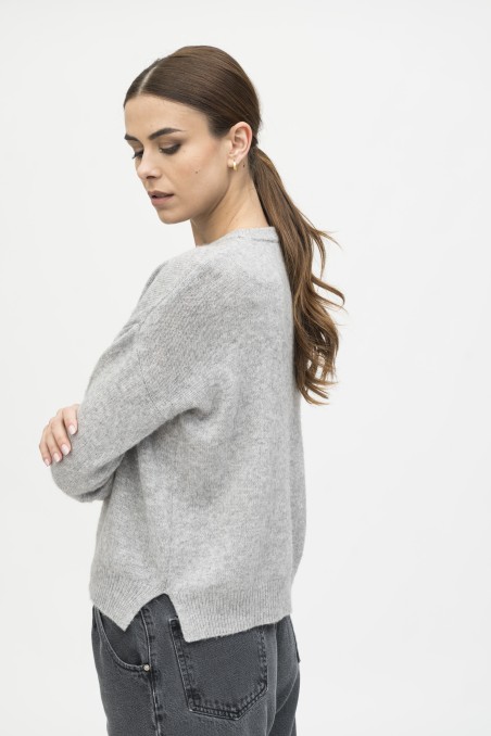 Majestic Filatures | Pullover girocollo in lana e cashmere