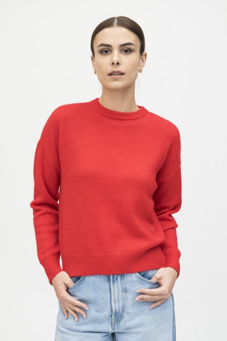 Majestic Filatures | Pullover girocollo in lana e cashmere