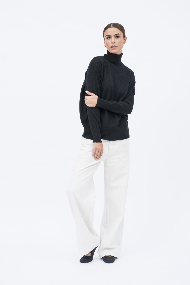 Majestic Filatures | Pullover collo alto 100% cashmere