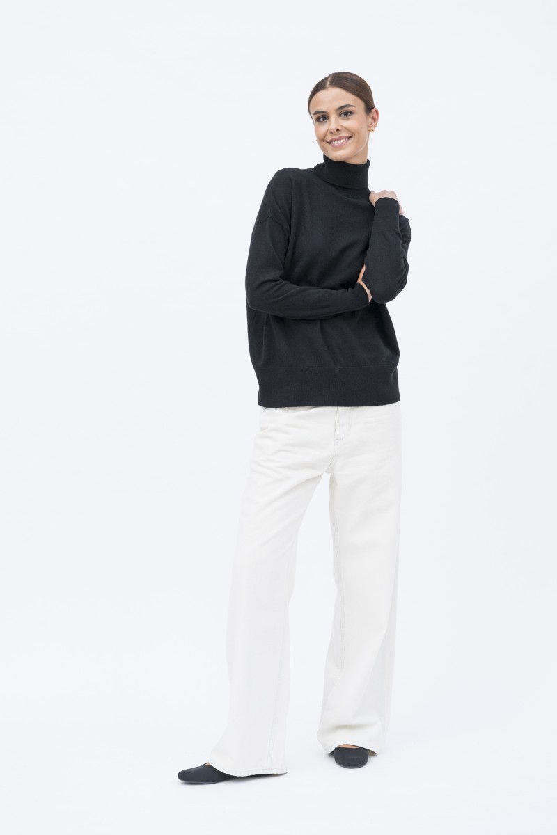 Majestic Filatures | Pullover collo alto 100% cashmere