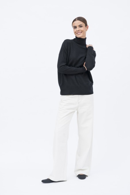 Majestic Filatures | Pullover collo alto 100% cashmere