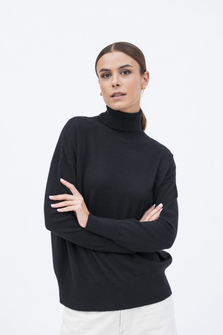 Majestic Filatures | Pullover collo alto 100% cashmere